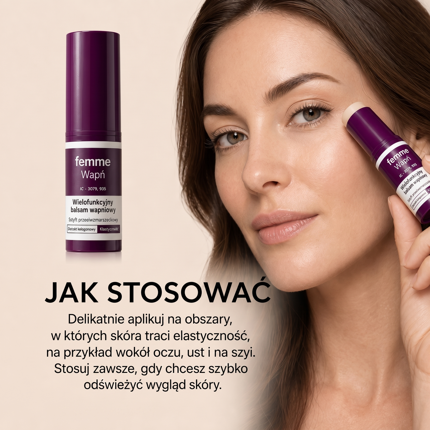 Balsam wapniowy pod oczy i na głębokie zmarszczki
